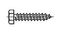 Wkręt samogwintujący do blach z łbem sześciokątnym Wkręt samogwintujący do blach z łbem sześciokątnym